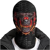 Obacle Skull Mask Halloween Full Face Mask Balaclava for Winter Cold Weather