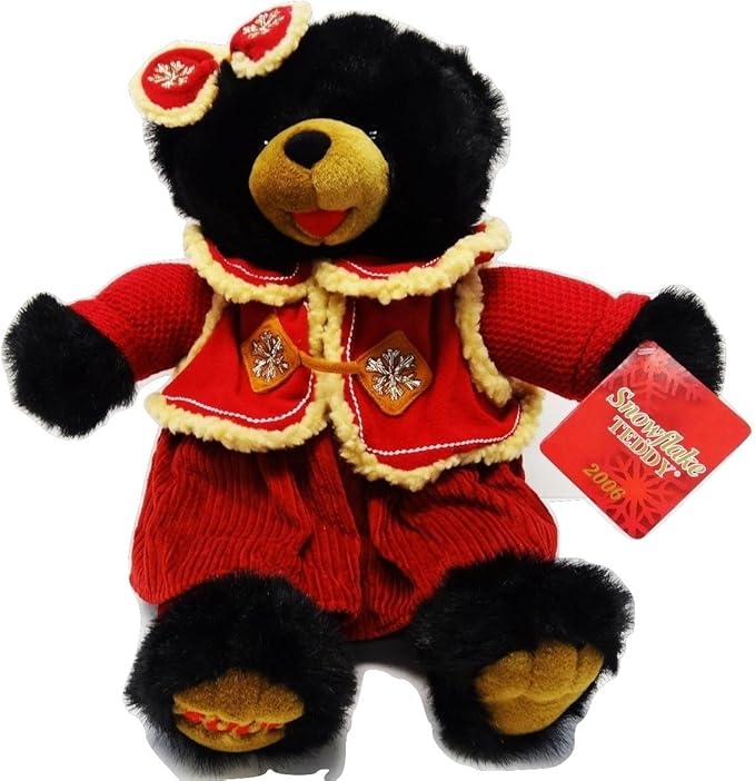 snowflake teddy bear