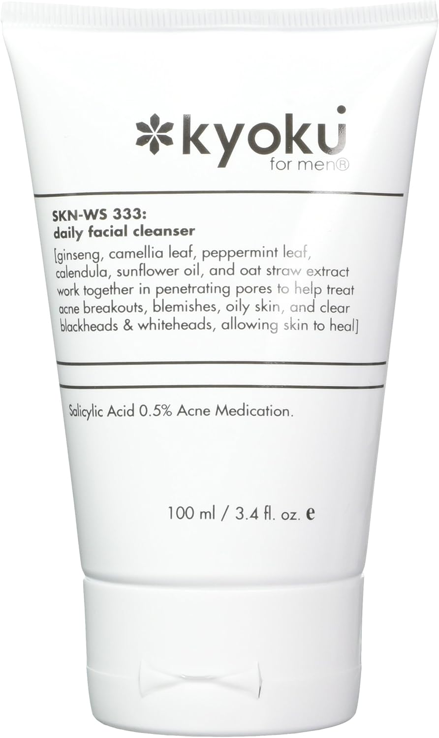 Kyoku for Men Exfoliating Facial Scrub | Kyoku for Men Face Scrub, A Gentle Acne Treatment for Men (3.4oz) (2)