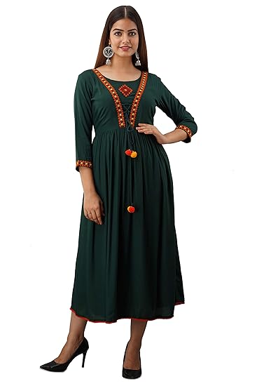 Women Rayon A-line Kurta