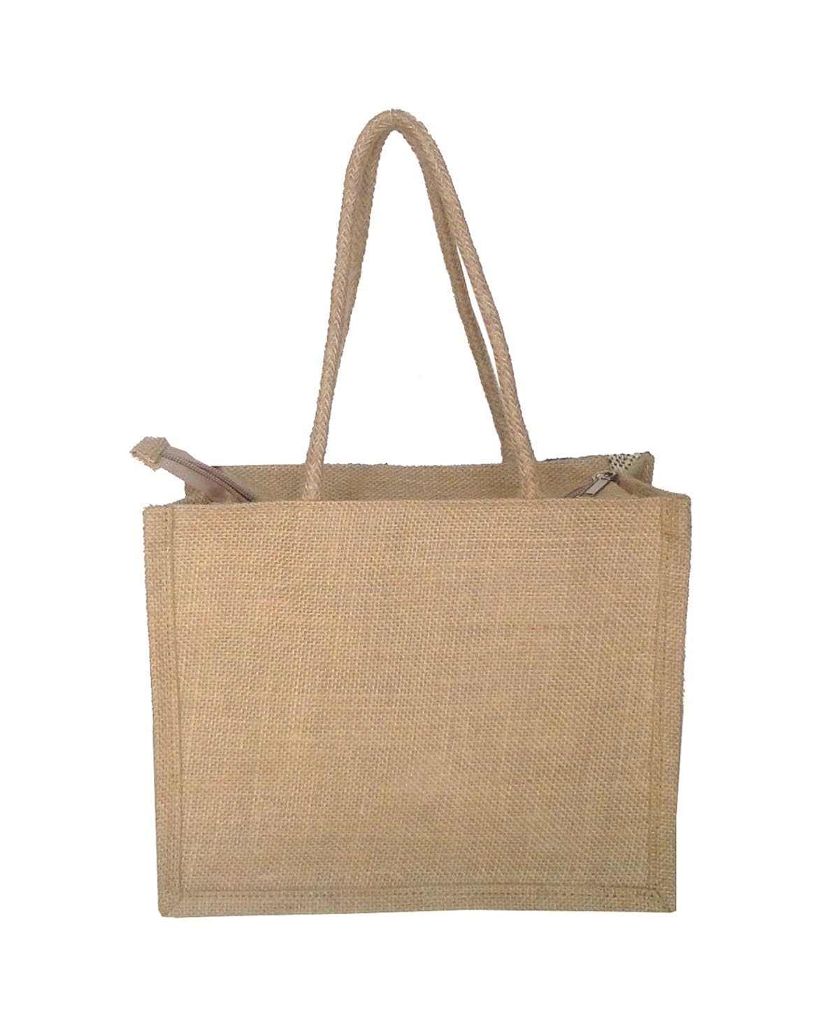foonty daily use women jute lunch bags(combo of 2,multicolour,5008)