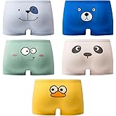 SYDMXWZ Seamless Tagless Toddler Boxer Briefs for Boys – Cotton Soft Comfortable Kids Underpants, Ages 3-24 Years (Pack of 5)