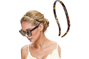 Flex No Pressure Headbands for Glasses Wearers, Sunglasses Headband No Headache Comfortable Headbands Non Slip, Hairbands wit