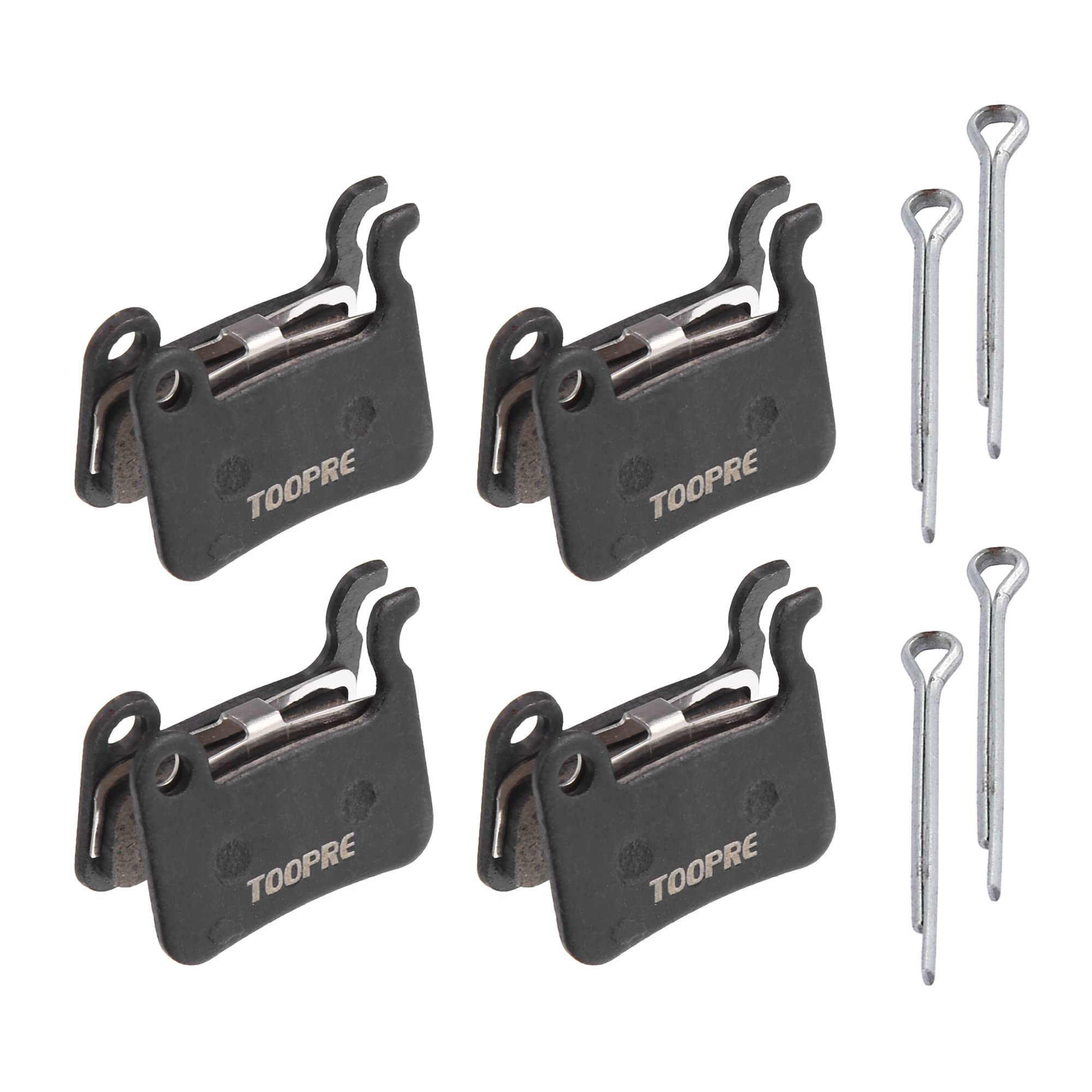 X AUTOHAUX 4 Pair Resin Disc Bike Brake Pads with Split Pin for XTR M975 965