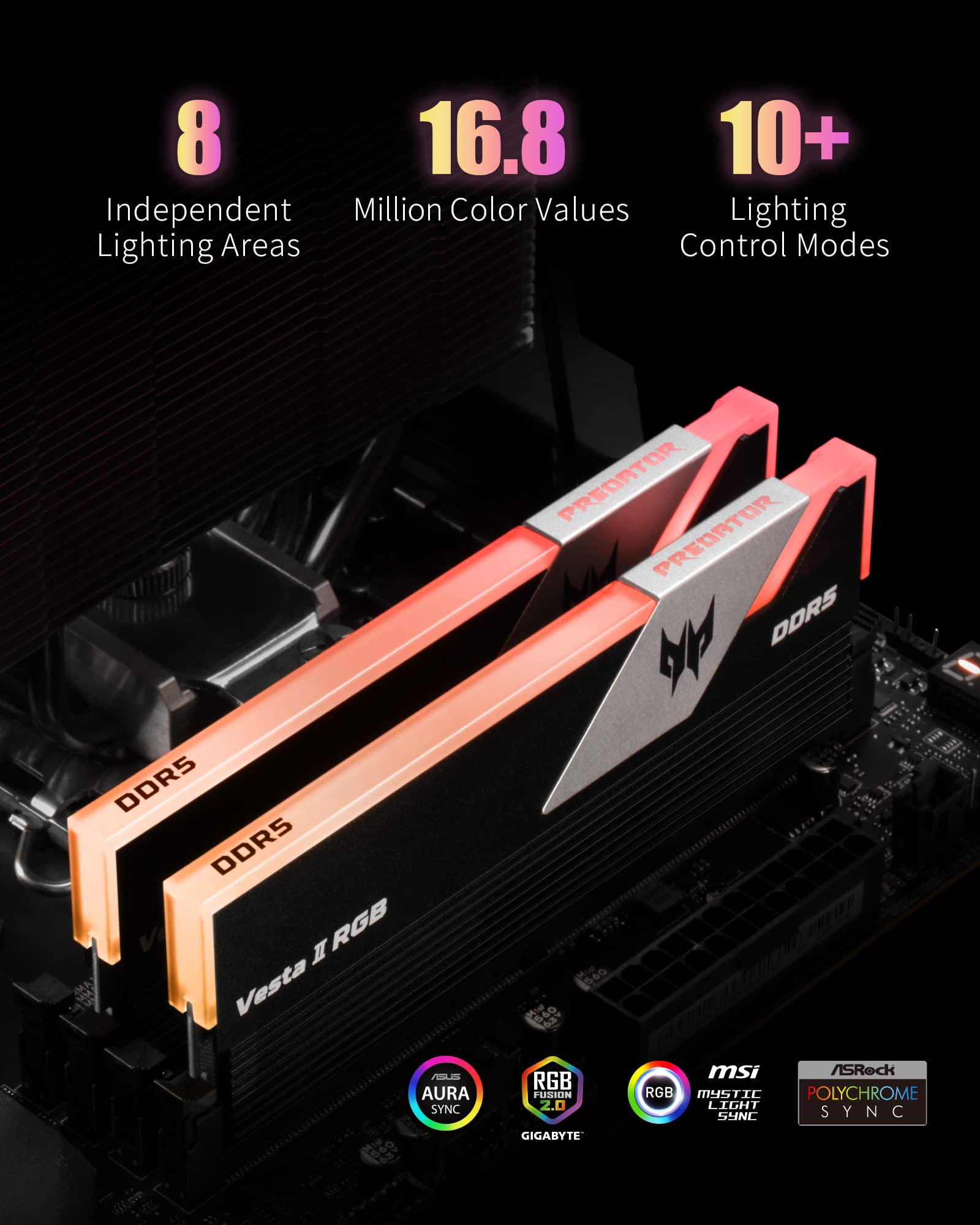 Mua Acer Predator Vesta II DDR5 RAM 64GB Kit (2 x 32GB) 5200MHz 