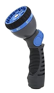 Zephyr (2nd Gen): 8-mode High-Performance Water Spray Gun for Garden and Washing - with ErgoFlow - Saves Water,Multicolor