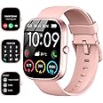 Smart Watch for Women, 1.91"HD Smartwatch 2024 Fitness Activity Tracker(Answer/Make Call), 110+ Sport IP68 Waterproof, Heart Rate/Sleep Monitor/Pedometer/Calories, Fitness Watch for Android iOS, Pink