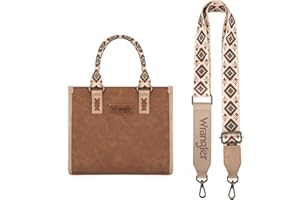 MONTANA WEST Wrangler Tote Bag for Women Aztec Western Retro Purse Top Handle Handbags