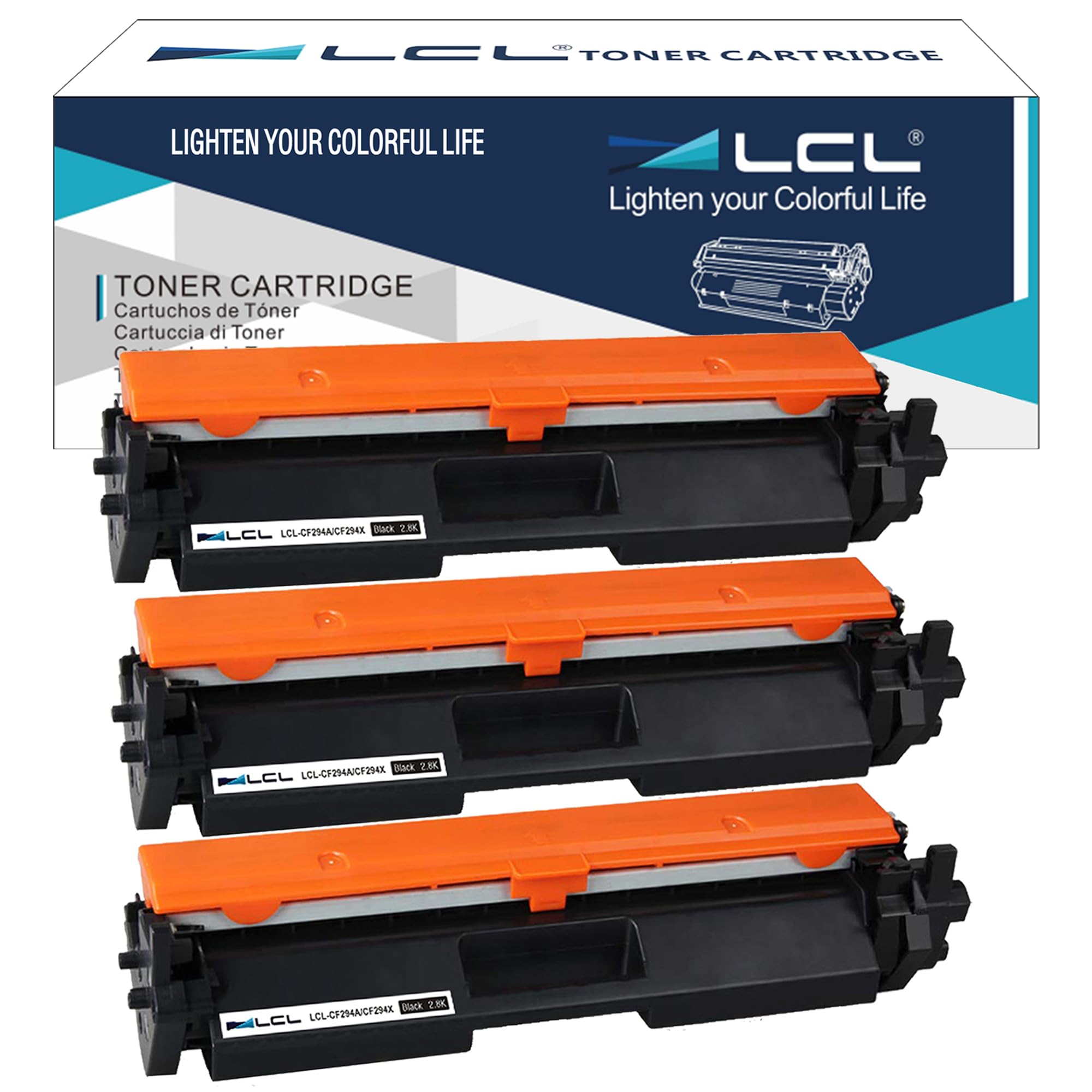 LCL 94X Toner Cartridge Replacement for HP LaserJet Pro M118 M148 M118dw M148dw M148fdw M148fw M149fdw (3 PK Black)