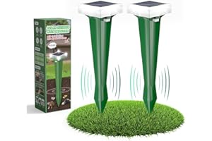 Solar Powered Animal Deterent, Frequency 18kHZ