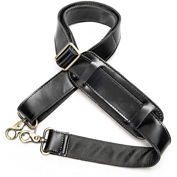 Amazon.com: Enwaen Black Leather Bag Strap Replacement