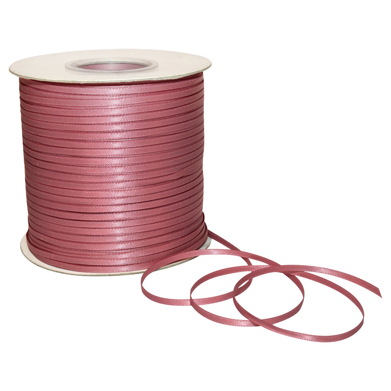 Morex Ribbon Ribbon, Polyester, Rosy Mauve, 1/8" x 500 Yd — image 1