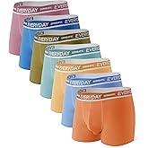 Separatec Cotton Dual Pouch Men's Underwear Comfortable Soft Breathable Everyday Boxer Briefs for men 7 Pack