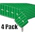 Game Day Football Plastic Tablecover – 54" X 108" Disposable Party Tablecloth, Pack Of 6