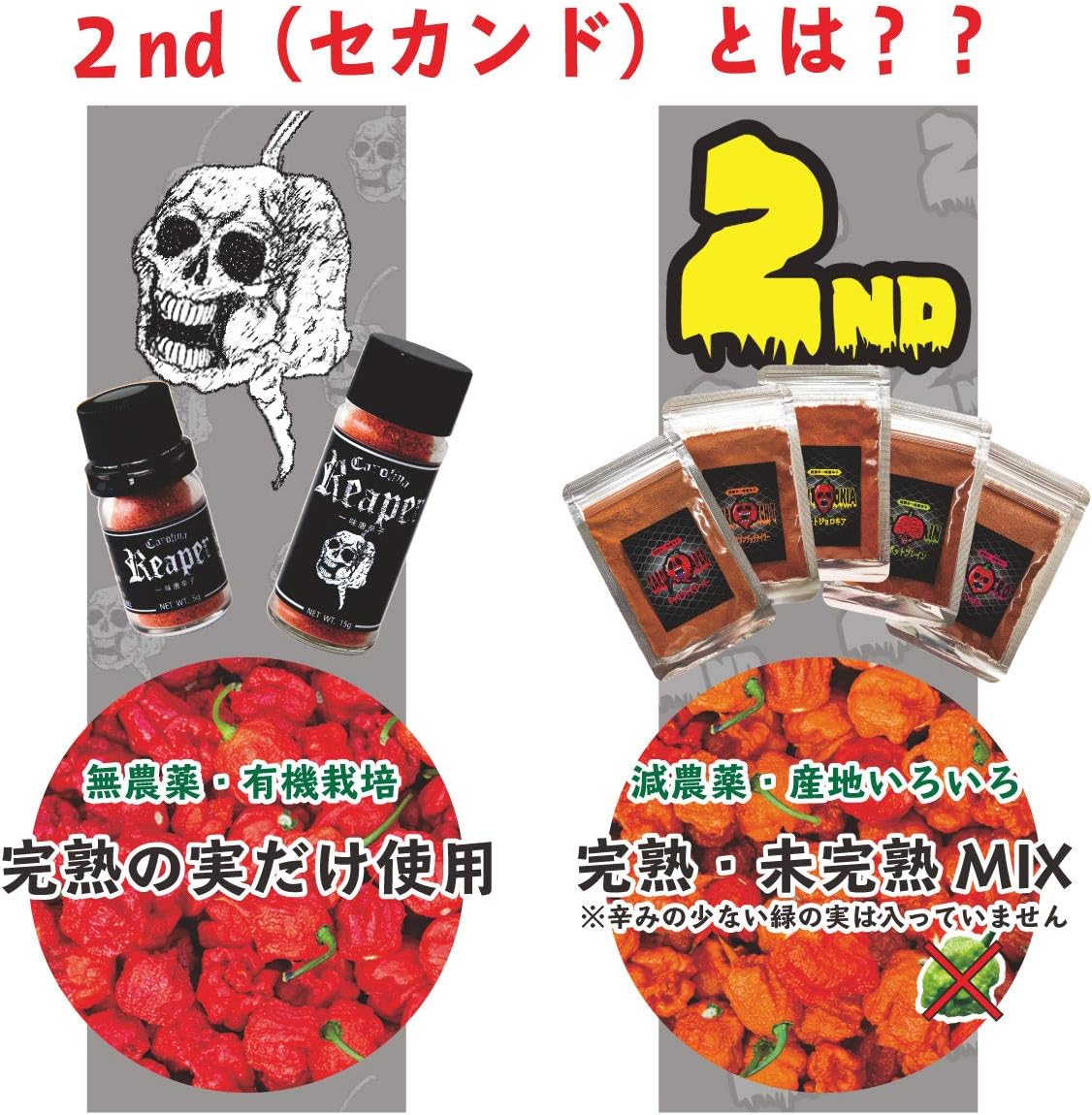 Amazon 無選別 ブートジョロキア 超激辛一味唐辛子 １０g ｊ オーガニックファームhara 唐辛子 通販