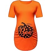 Kewlent Womens Maternity Halloween T-Shirt Pregnancy Long Sleeve Tops