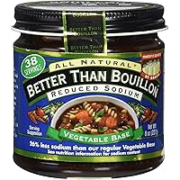 Superior Touch Better Than Bouillon reduced sodium vegetable base, 8-oz. glass.