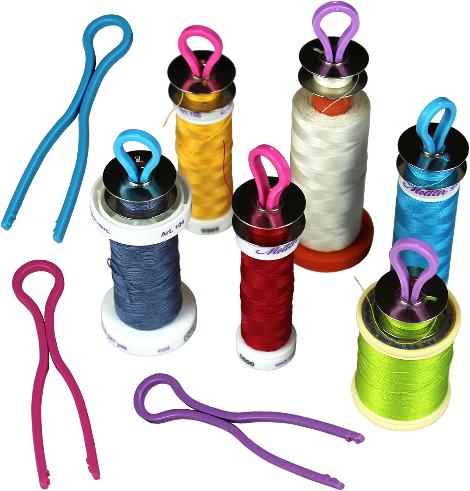 Bobbin Buddies Keep Your Bobbin Threads Matched Up with Your Thread Spools (Set of 30)