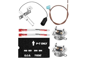 WUMZIJ RV Water Heater Thermal Cutoff Compatible with Atwood 91447 93866 with ECO Thermostat Assembly Kit Replacement Part 2PCS