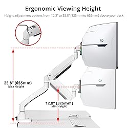 SIIG Ultra Heavy Duty Single Monitor Arm Desk Mount