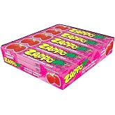 ZAPPO Sour Strawberry Chews - Bulk Box of 15 | Gluten Free Candy, Individually Wrapped Taffy Sticks