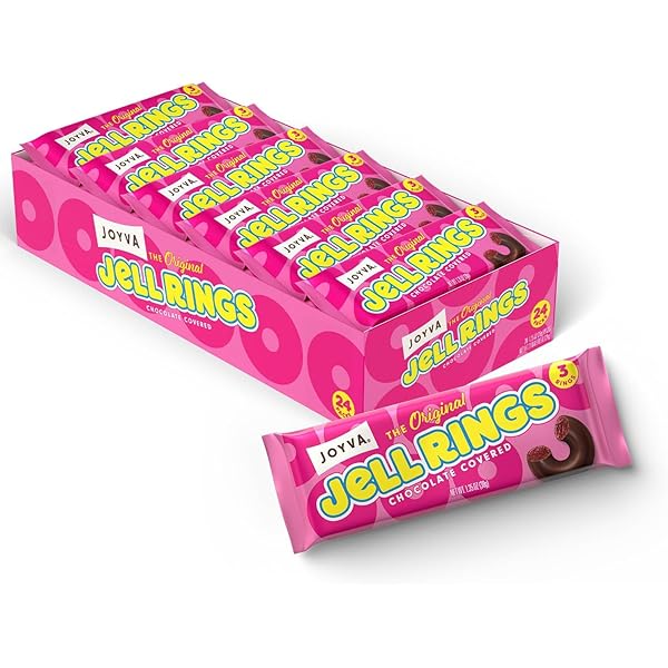 REAL JOY  15個 Amazon.com : Joyva Original Jell Rings | Box of 24, 3 Packs