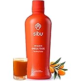 sibu Omega-7 Pure, 100% Pure Sea Buckthorn Juice (32 oz) USDA Organic
