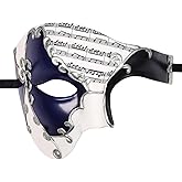 OIDEA Masquerade Mask for Men: Phantom Of The Opera Mask Halloween Costume Party Mask Venetian Carnival Mardi Gras Mask