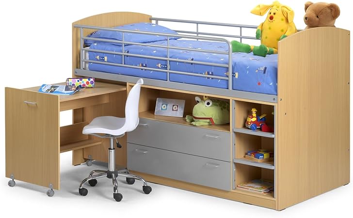 cabin bed with pull out desk