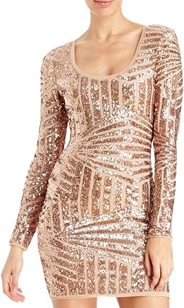 rose gold cardigan dress