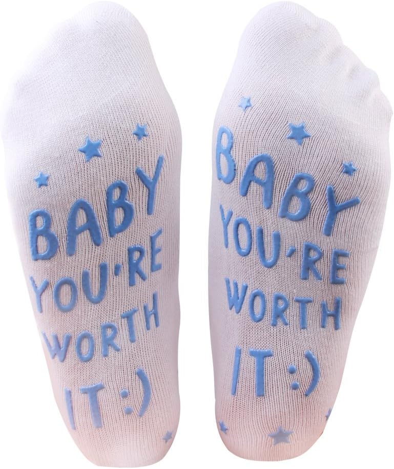 Non-Skid Push Socks Labor Delivery Hospital Bag Maternity Pregnant Push Socks