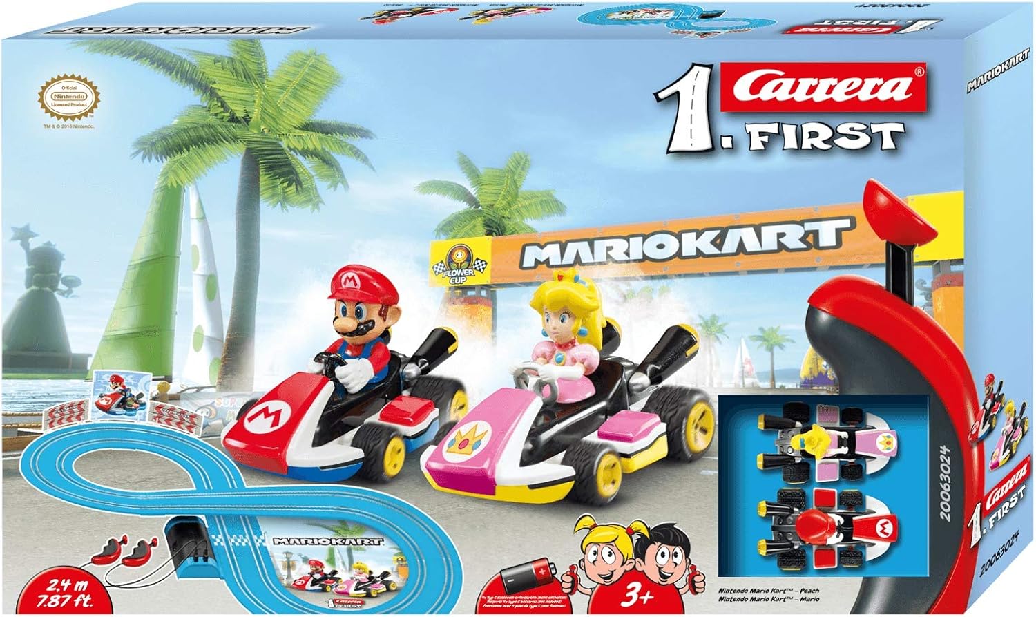 carrera nintendo mario kart