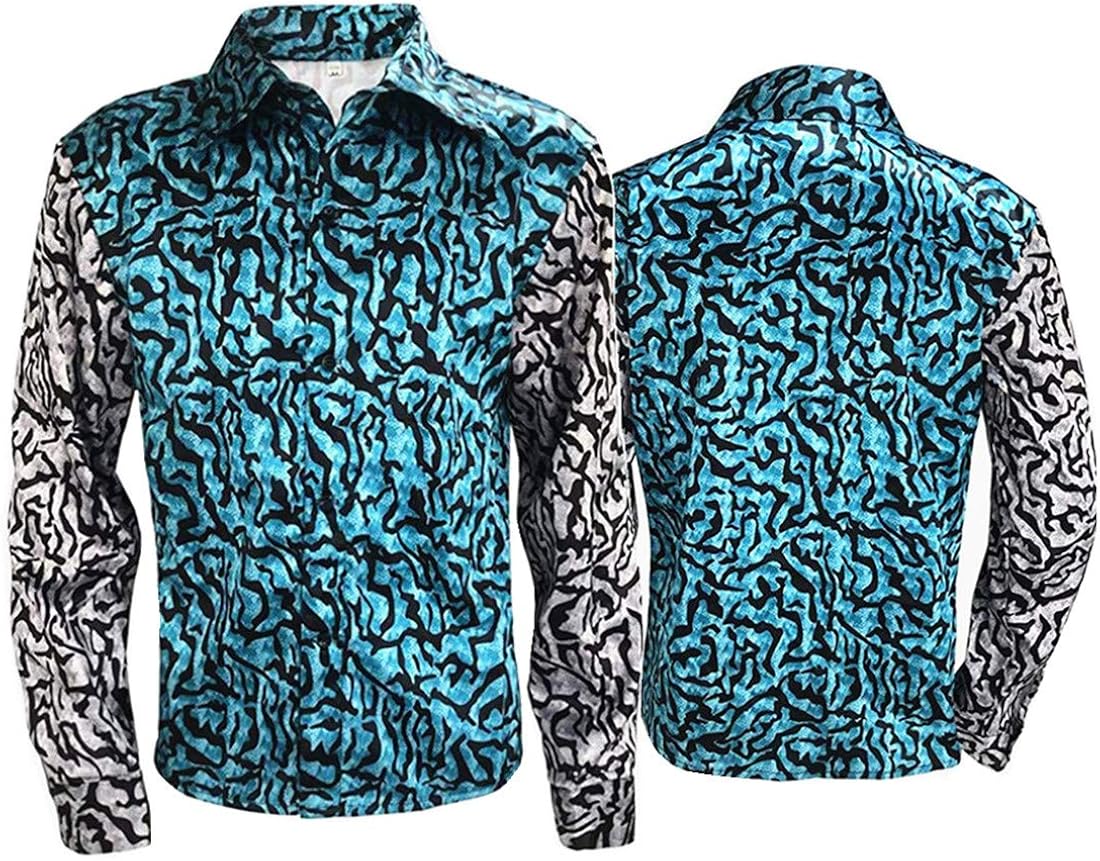 Mens Tiger King Shirt Joe Exotic Button Dress Shirt Slim Style at  Men’s Clothing store