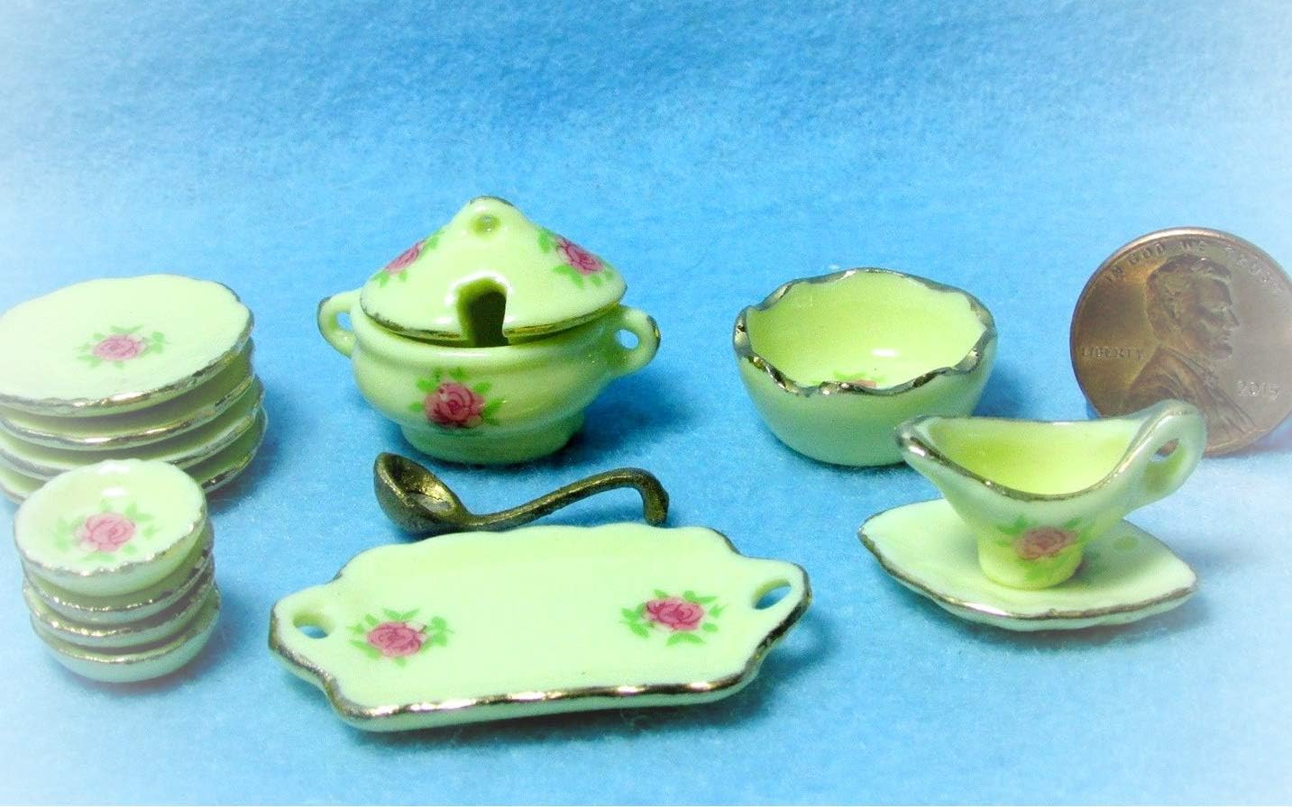 dolls house dinner set