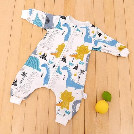 Amazon Co Jp ベビーグローバッグスワドルラップ 6層の竹綿の赤ちゃんワンピースパジャマ スプリットレッグキックプルーフキルト E 70cm 安全な夜 コットンベビースリープバッグ ホーム キッチン