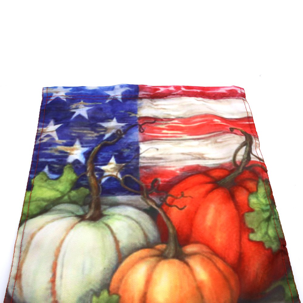 Amor Fall Pumpkin Decorative Garden Flag Autumn Thanksgiving Day Outdoor Flag 12\