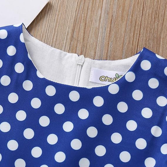 Amazon Feiscat レトロ ワンピース ロカビリー 女の子 夏服 スイング スカート ロカビリードレス ワンピース ヘプバーン ドレス 子供 夏服 女の子 ガールズ ハイウエスト スカート キッズドレス 洋服 ワンピース チュニック 通販
