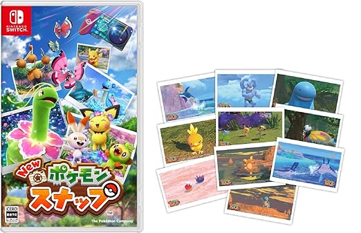 Amazon Com New ポケモンスナップ Switch 早期購入特典 スペシャルタグ ラプラス New ポケモンスナップ Ver Amazon Co Jp限定 ポケモンフォトブロマイドコレクション 同梱 Video Games