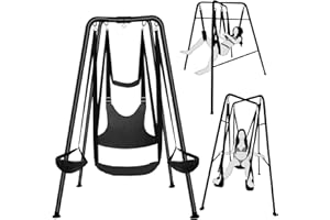Sex Swing Sex Furniture - Freestanding Steel Frame Sex Swing Stand with Adjustable Sex Sling for Adults Sex Positions, Fast S