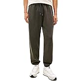 Tommy Jeans Mens Casual Cotton Jogger Sweatpants with Tonal Embroidered Logo