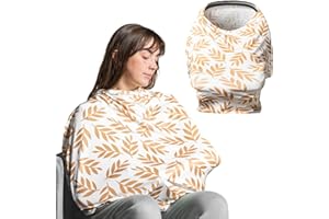 ANGORA BRANDS Nursing Cover- Breastfeeding Cover- Soft and Breathable Nursing Cover- 360° Full Privacy Nursing Covers- Baby Car Seat Cover- Stroller Cover- Nursing Essentials- Versatile Nursing Covers by Otami