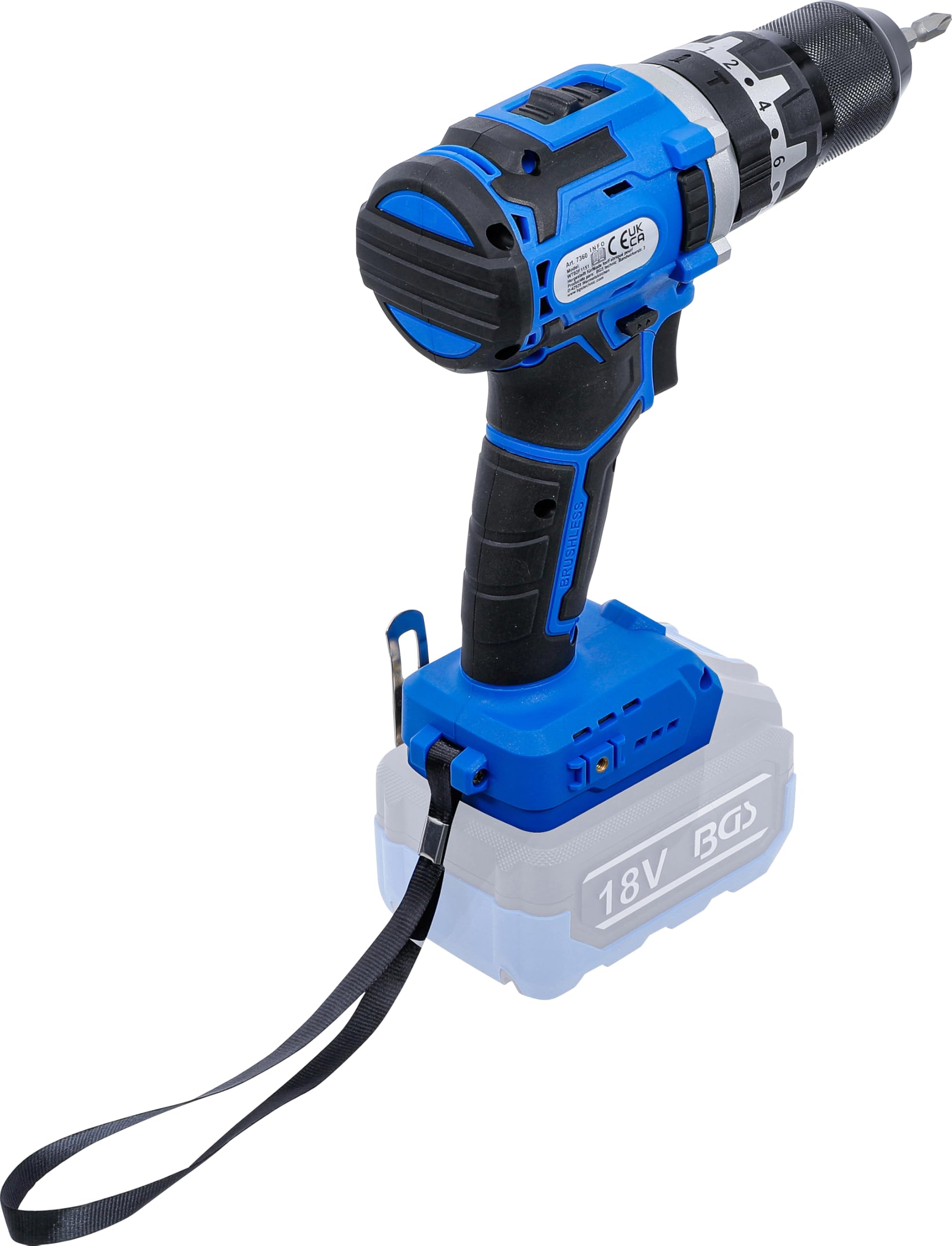 BGS 7360 | Akku-Schlagbohrschrauber | bürstenlos | 65 Nm | 18 V | ohne Akku 6