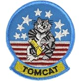 EagleEmblems PM0026 Patch-USN, Tomcat (3-3/8'')