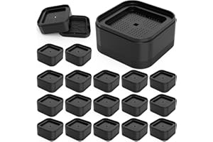 appacare 20 Pack Furniture Risers Adjustable Bed Risers Desk Leg Risers 1.38",Bed Lifts Risers Square Bed Raising Blocks for Table/Desk/Couch/Chair/Sofa/Bed/Cabinet