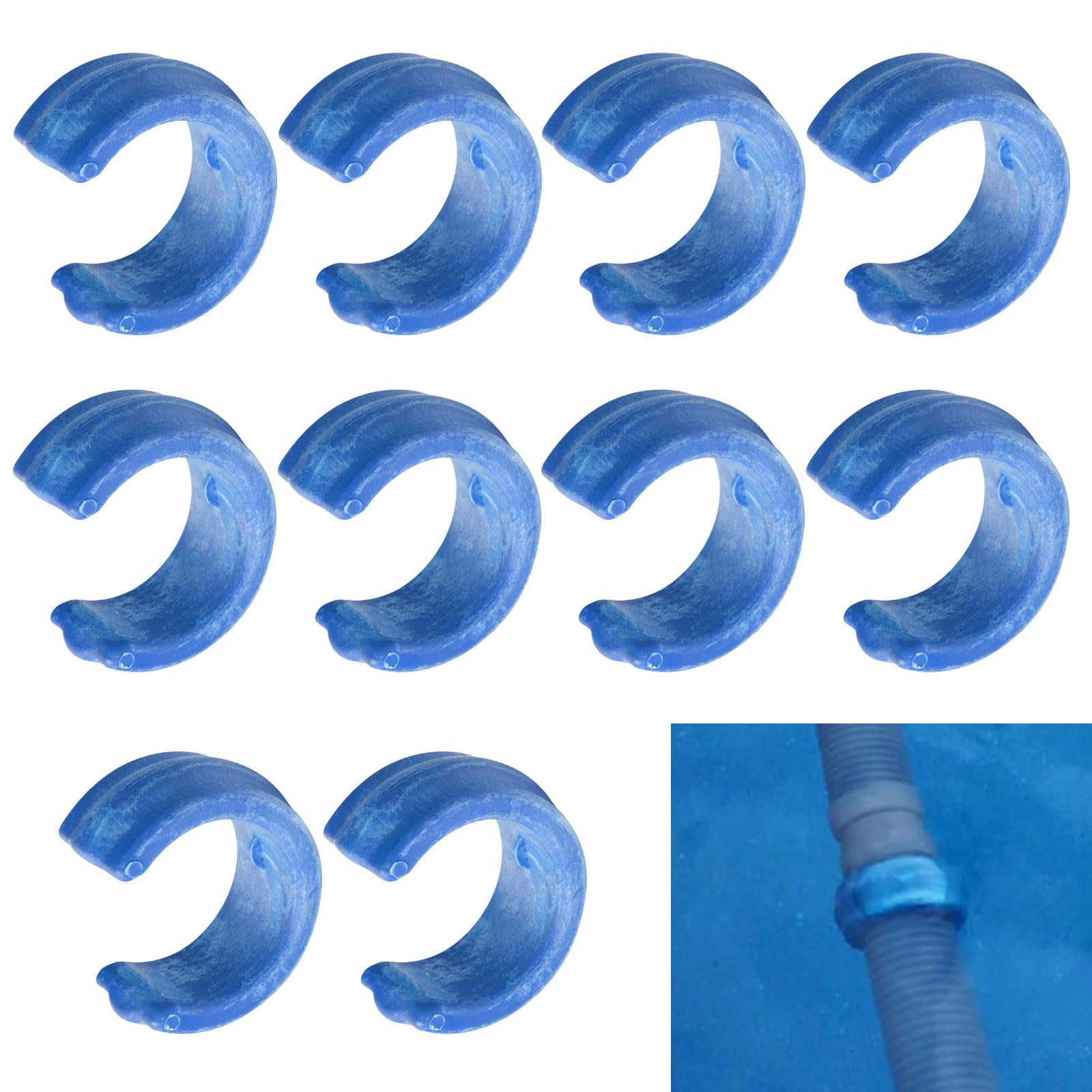 Photo 1 of 10 Pack Pool Cleaner Hose Weight Replacements Compatible with Zodiac Baracuda W83247 X70105, Also for Pentair Kreepy Krauly H-ose Weight K12054 K12454 Pool Hose Weight