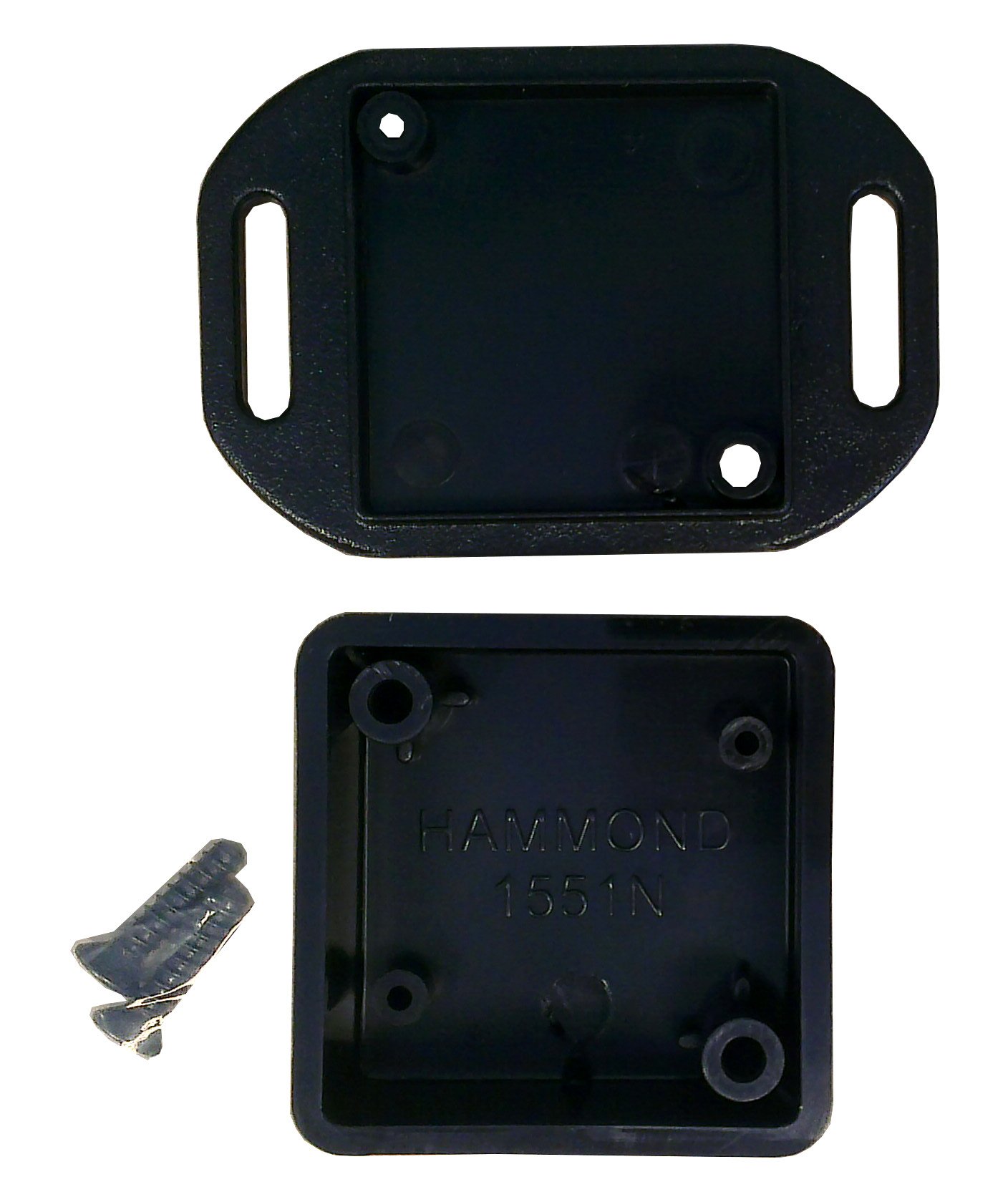 Hammond Electronics BPSFA1009445-1551NFLBK 1551NFLBK Euro Case 35 x 35 x 15 ABS Black