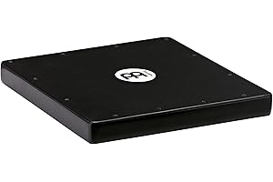 Meinl Percussion TCAJ1BK Compact Rubber Wood Travel Cajon, Black