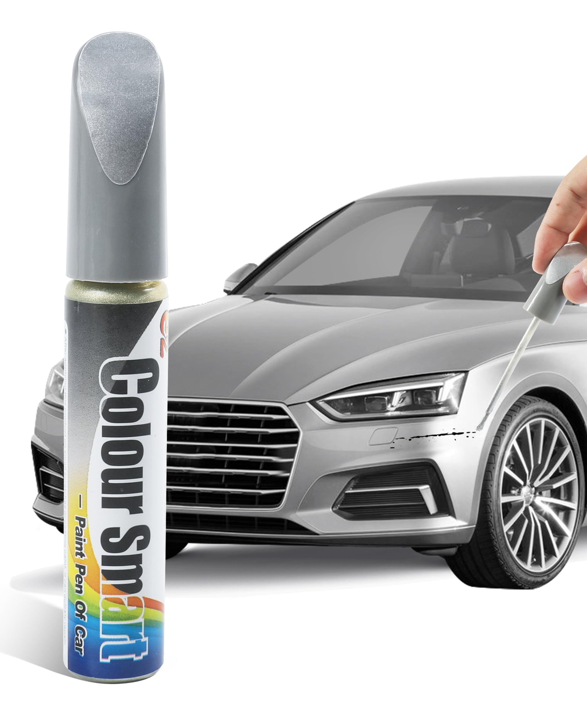 Photo 1 of UNLRAE Car Paint Scratch Repair,Car Accessories Easy Repair Touch Up Paint Pen,Touch Up Paint for Cars,Car Scratch Remover for Deep Scratches,Used to Remove Coatings and Repair Car Scratches (Silver)