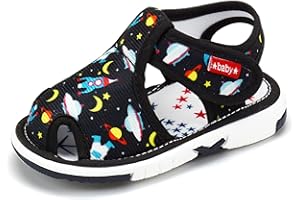 OAISNIT Baby Boy Girl Summer Sandals Infant Squeaky Shoes Lightwight Non-Slip Toddler First Walkers