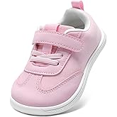 STQ Toddler Girls Boys Wide Toe Barefoot Shoes Kids Walking Tennis Comfort Sneakers Lightweight Breathable Gym Shoe